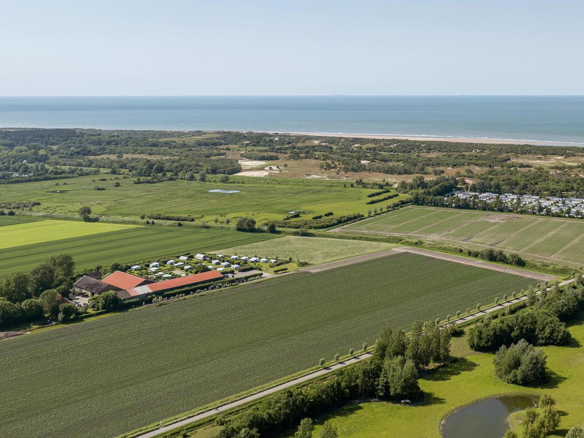 Villa Studio In A Mini-Campsite Near Beach Vrouwenpolder Exterior foto